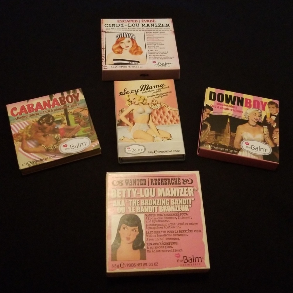 The Balm makeup lot